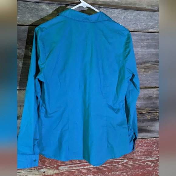 Blue button up - Picture 2 of 3